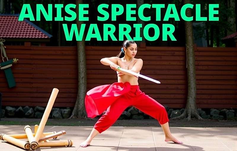 Anise Spectacle Warrior advanced combat tutorial showing a Kalaripayattu and Thang-Ta style combination